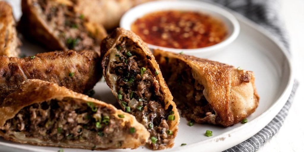 Cheesesteak Egg Rolls Are the Perfect Party Food You Need to Try