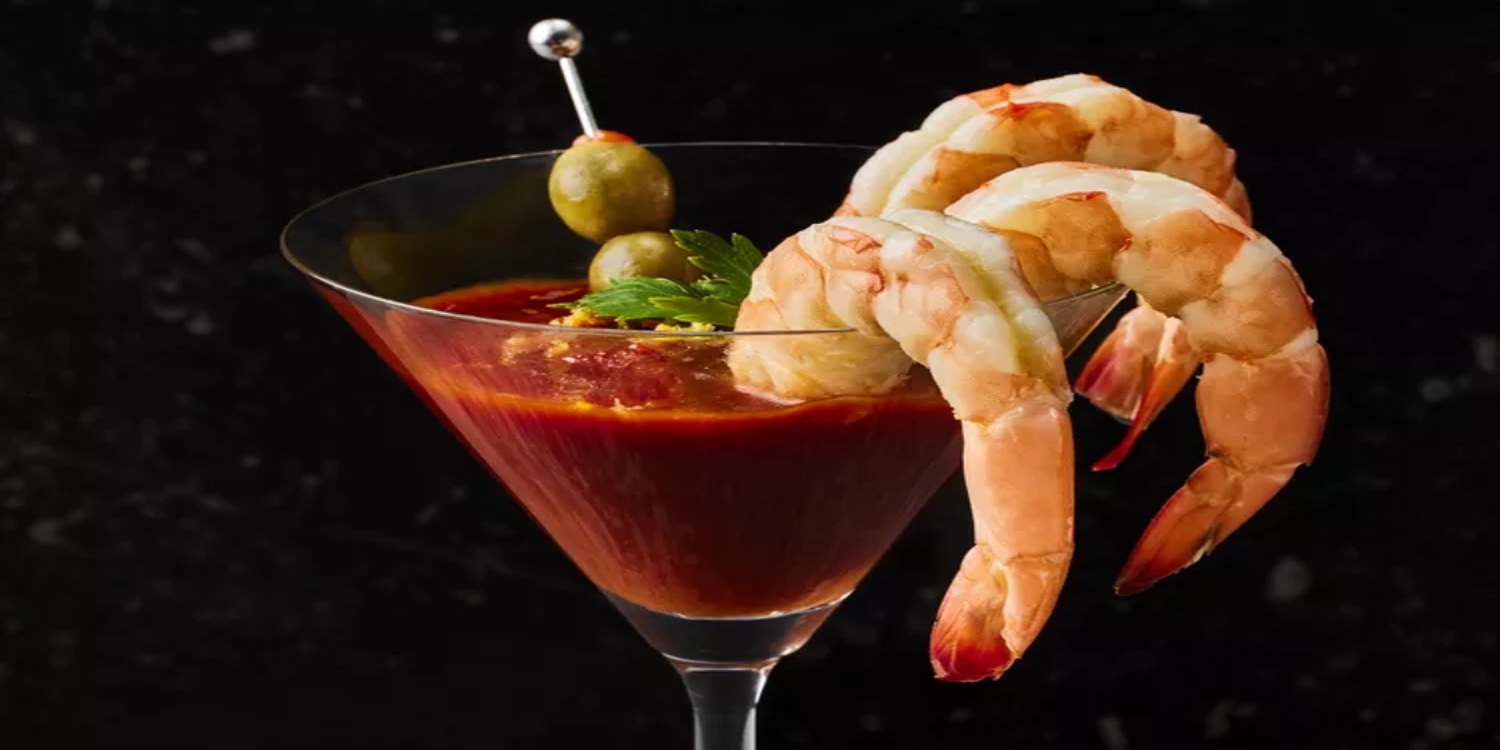 Dirty Martini Shrimp Cocktail